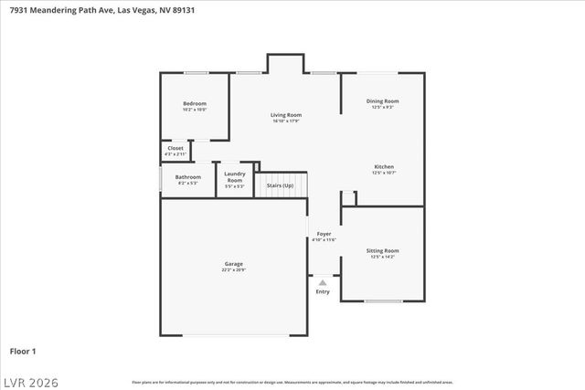 7931 Meandering Path Avenue, Las Vegas, NV 89131