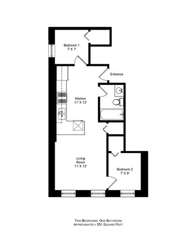 2117 W 18th Street 2F, Chicago, IL 60608