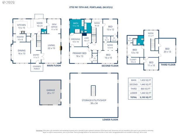 2732 Ne 15TH Ave, Portland, OR 97212