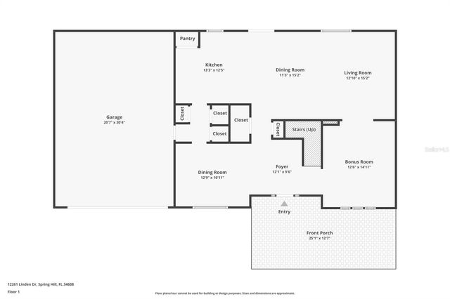12261 LINDEN DRIVE, Spring Hill, FL 34608