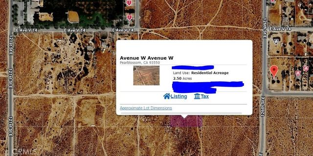 0 Cor Drt 125 Ste. D Avenue W, Pearblossom, CA 93550
