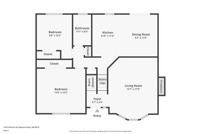 1120 N Warren Rd, Spokane Valley, WA 99216