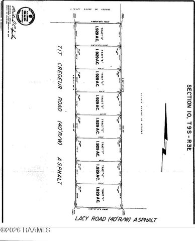 100 Blk Credeur Road, Scott, LA 70583