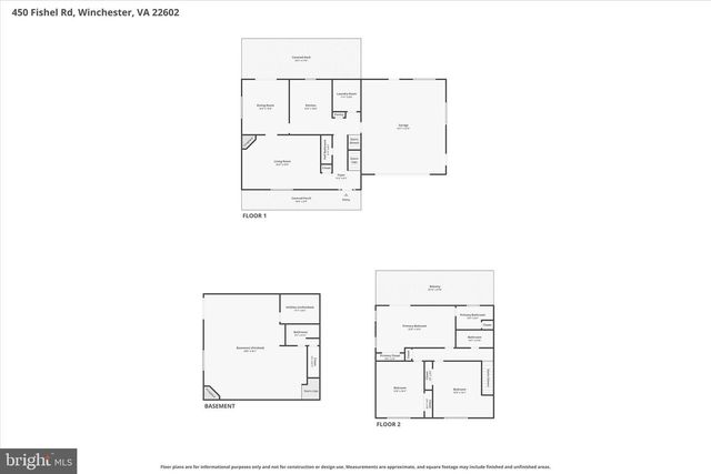 450 FISHEL RD, Winchester, VA 22602