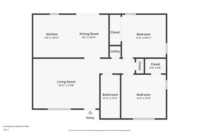 919 North Hull Street, Caldwell, TX 77836