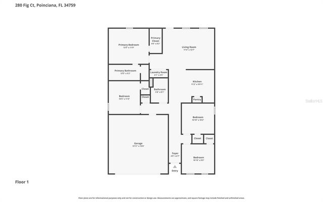 280 FIG COURT, Poinciana, FL 34759