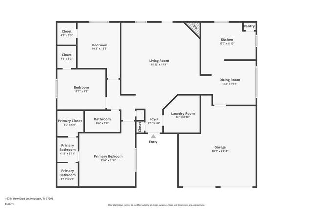 16751 Dew Drop Lane, Houston, TX 77095