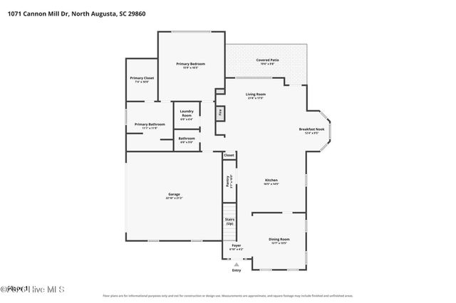 1071 Cannon Mill Drive, North Augusta, SC 29860