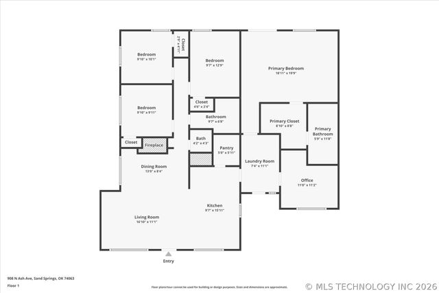 908 N Ash Avenue, Sand Springs, OK 74063