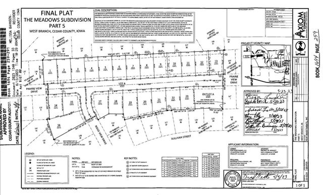 Lot 17 The Meadows Subdivision Part 5, West Branch, IA 52358