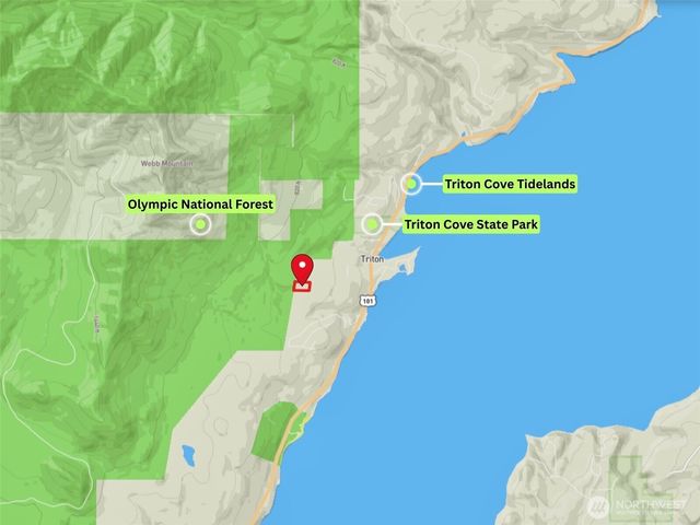 7611 N Triton Heights Road, Lilliwaup, WA 98555