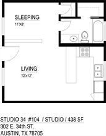 302 E 34th ST 201, Austin, TX 78705