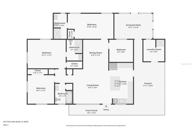 215 17TH STREET NW, Ruskin, FL 33570