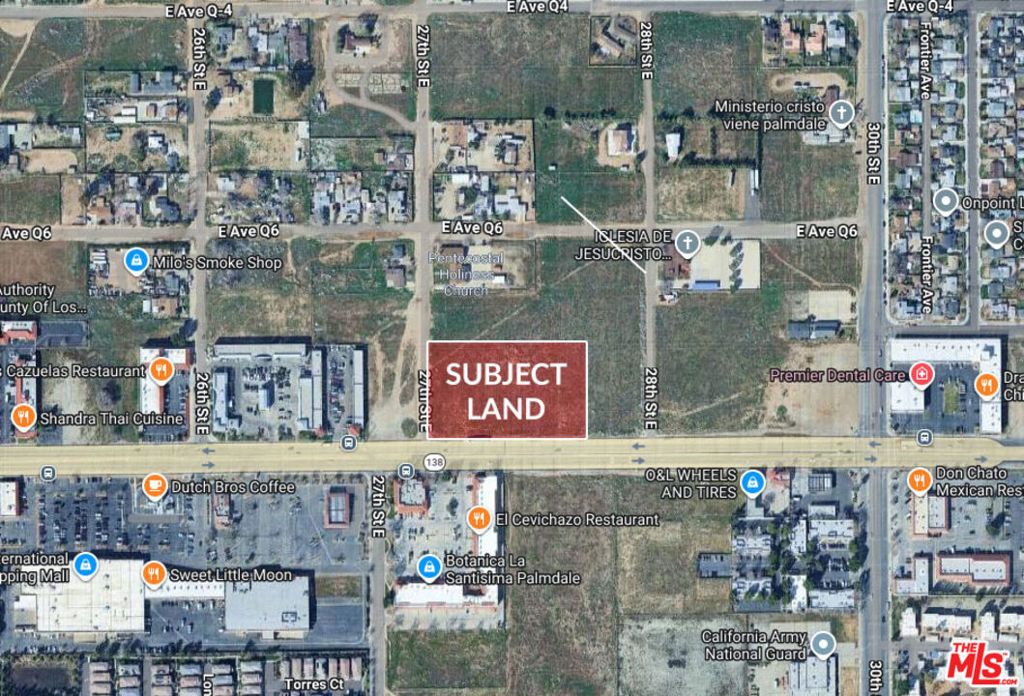 Image 1 of property listing at 2700 VAC E Palmdale Boulevard, Palmdale, CA 93550