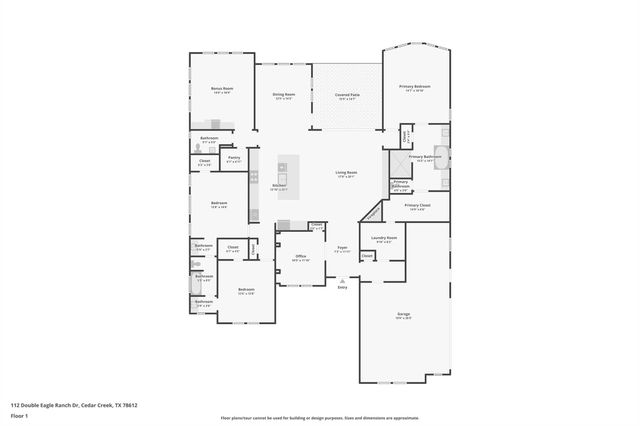 112 Double Eagle Ranch DR, Cedar Creek, TX 78612