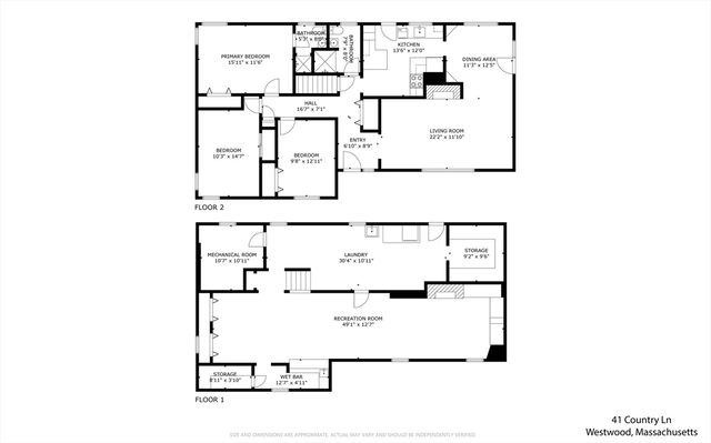 41 Country Ln, Westwood, MA 02090