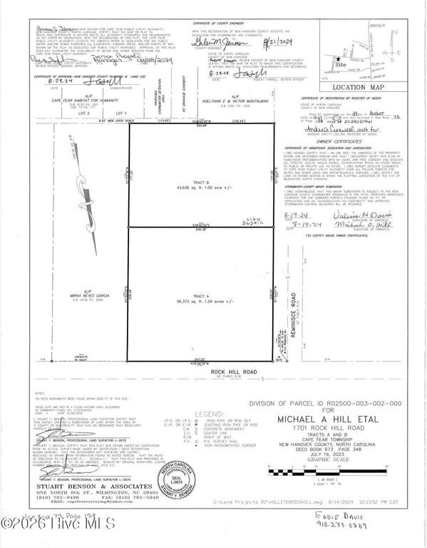 Tract B Reminisce Road, Castle Hayne, NC 28429