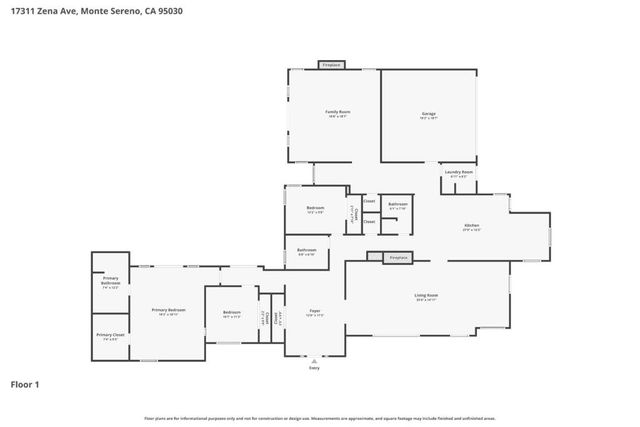 17311 Zena Avenue, Monte Sereno, CA 95030