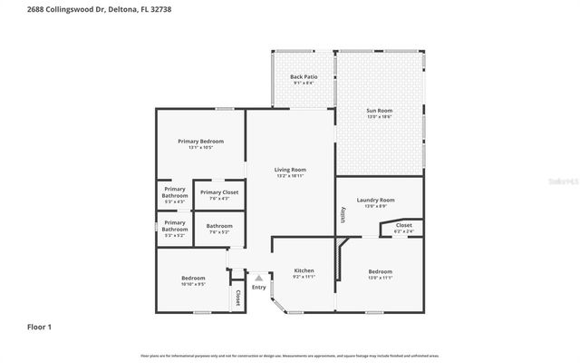 2688 COLLINGSWOOD DRIVE, Deltona, FL 32738