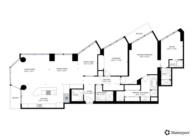 111 W Maple Street 3402-3404, Chicago, IL 60610