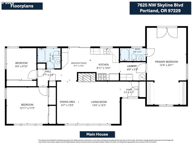 7625 Nw SKYLINE Blvd, Portland, OR 97229