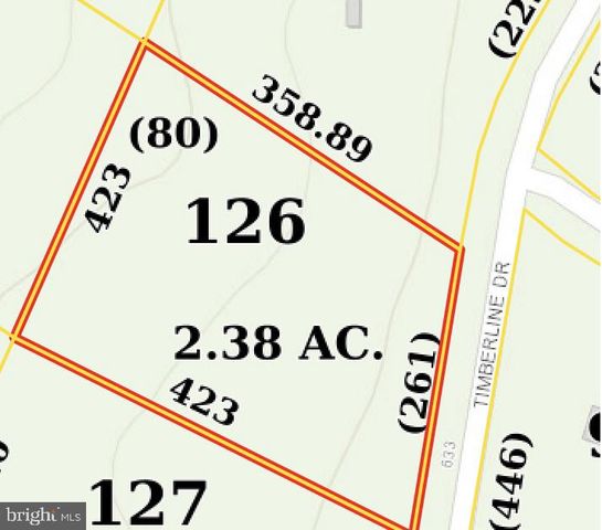 TBD TIMBERLINE DR, Lost City, WV 26810