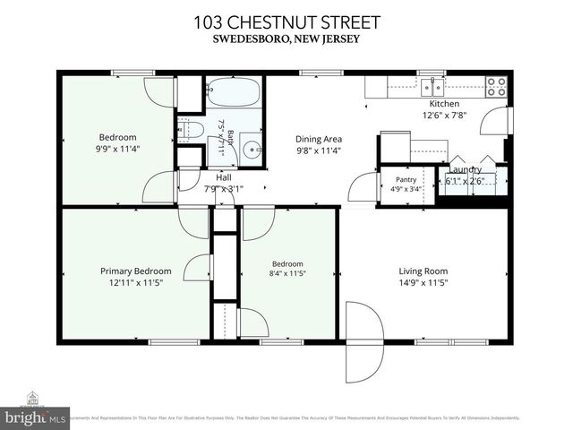 103 CHESTNUT ST, Swedesboro, NJ 08085