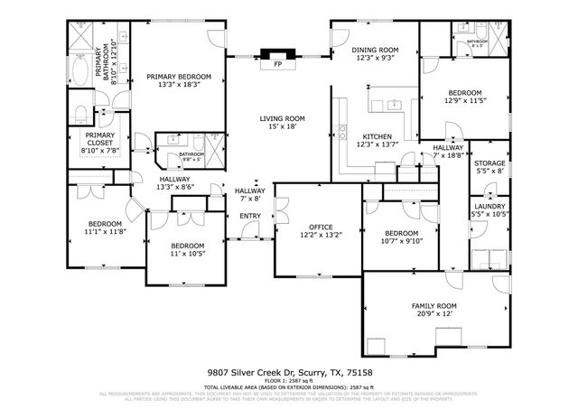 9807 Silver Creek Drive, Scurry, TX 75158