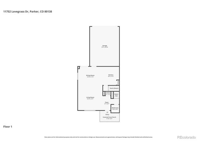 11752 Lovegrass Dr, Parker, CO 80138