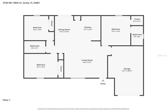 3730 SW 148TH COURT, Ocala, FL 34481