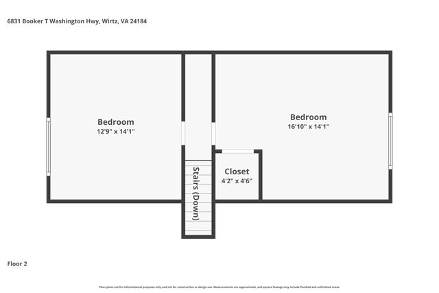 6831 Booker T Washington Hwy, Wirtz, VA 24184