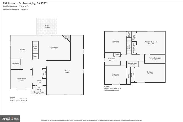 707 KENNETH DR, Mount Joy, PA 17552