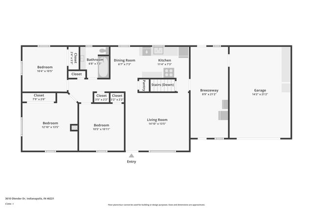3610 Olender Drive, Indianapolis, IN 46221