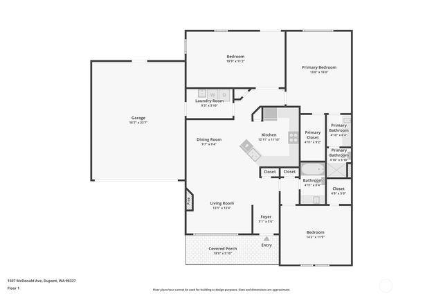 1507 McDonald Avenue, Dupont, WA 98327