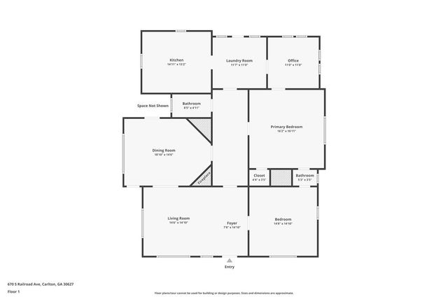 670 S Railroad Avenue, Carlton, GA 30627