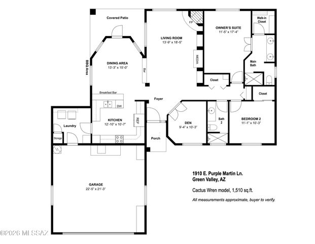 1910 E Purple Martin Lane, Green Valley, AZ 85614