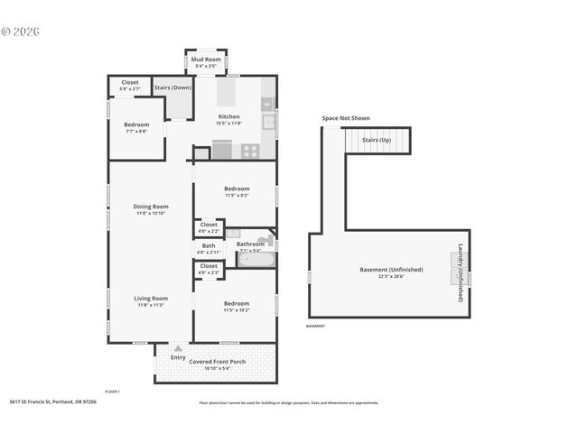 5617 Se FRANCIS St, Portland, OR 97206