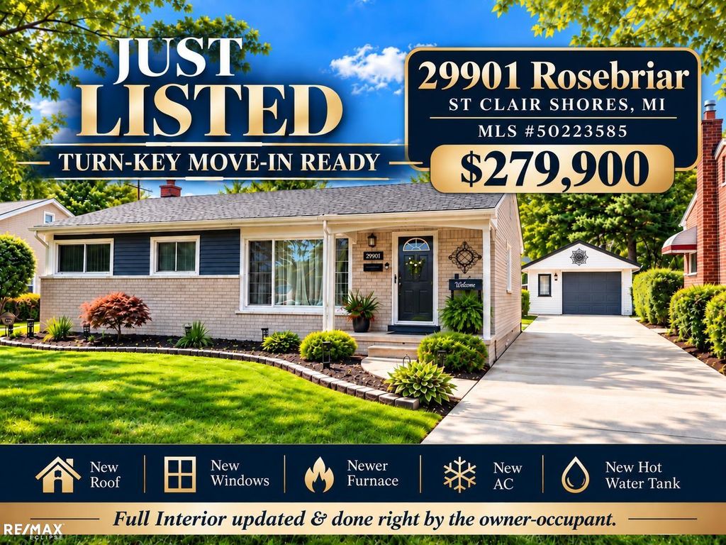 29901 Rosebriar Street, St Clair Shores, MI 48082
