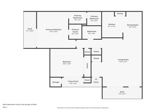 2603 N Whitewater Club Drive A, Palm Springs, CA 92262