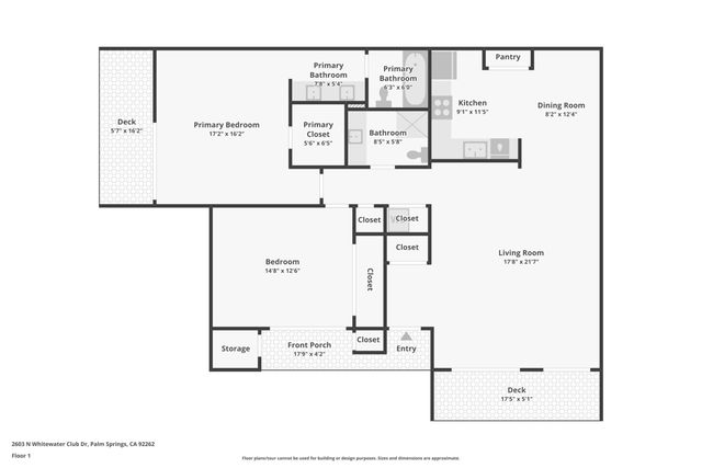 2603 N Whitewater Club Drive A, Palm Springs, CA 92262