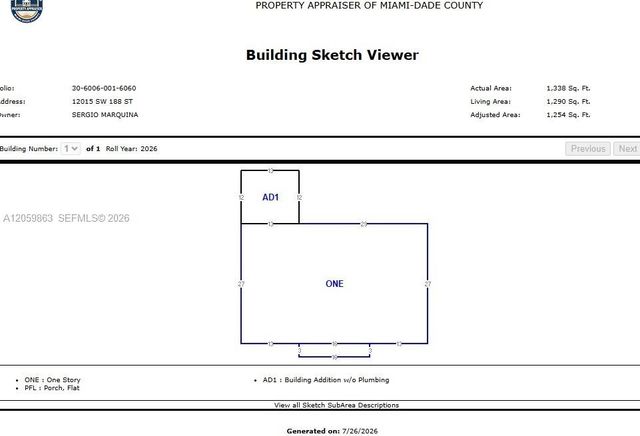 12015 SW 188 ST, Miami, FL 33177