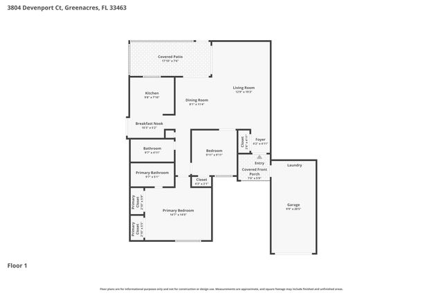 3804 Devenport Court, Greenacres, FL 33463