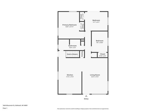 1644 WISCONSIN STREET, Oshkosh, WI 54901