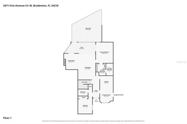 3471 51ST AVENUE CIRCLE W, Bradenton, FL 34210