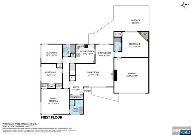91 Rose Avenue, Woodcliff Lake, NJ 07677