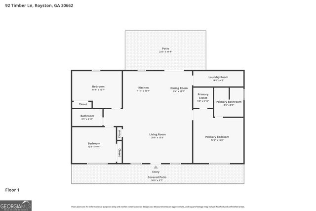92 Timber Lane LOTS 5 AND 6, Royston, GA 30662