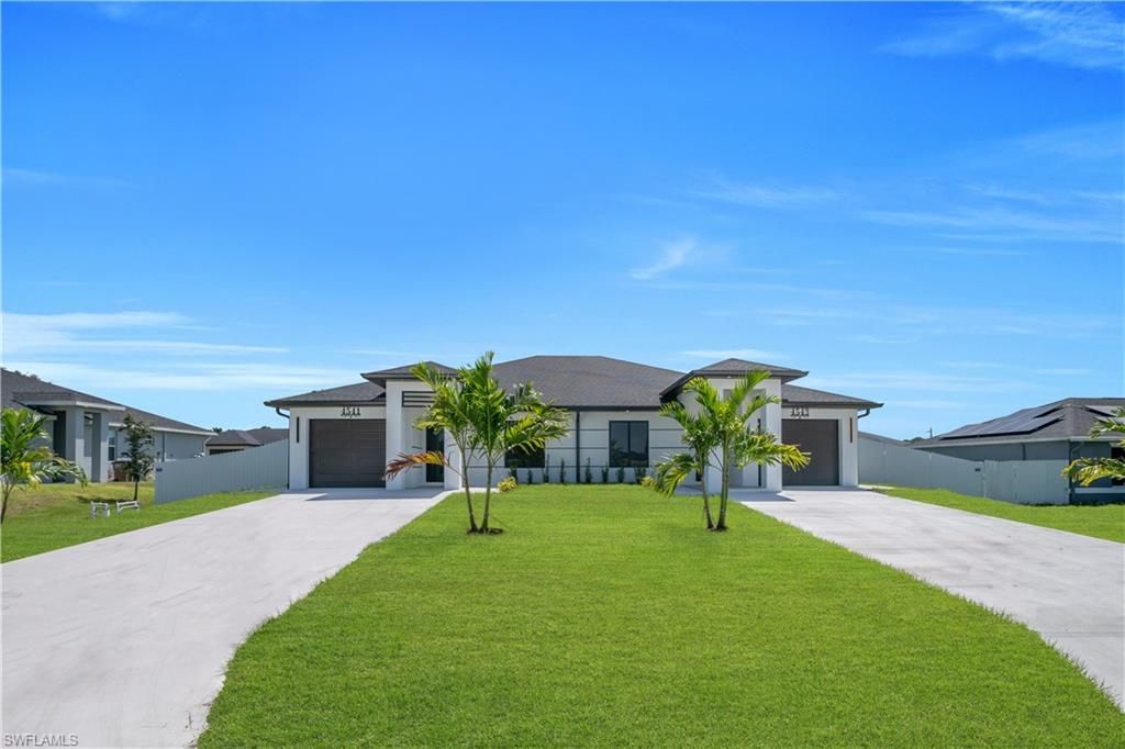 4541/4543 25th ST SW, LEHIGH ACRES, FL 33973 — exterior