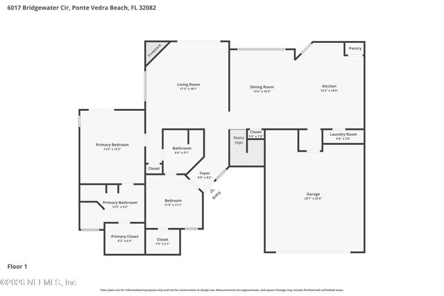6017 BRIDGE WATER Circle, Ponte Vedra Beach, FL 32082