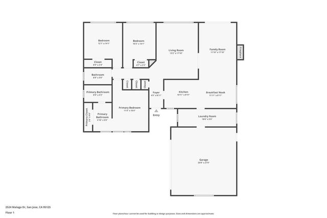 2524 Malaga Drive, San Jose, CA 95125