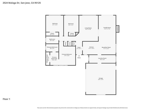 2524 Malaga Drive, San Jose, CA 95125